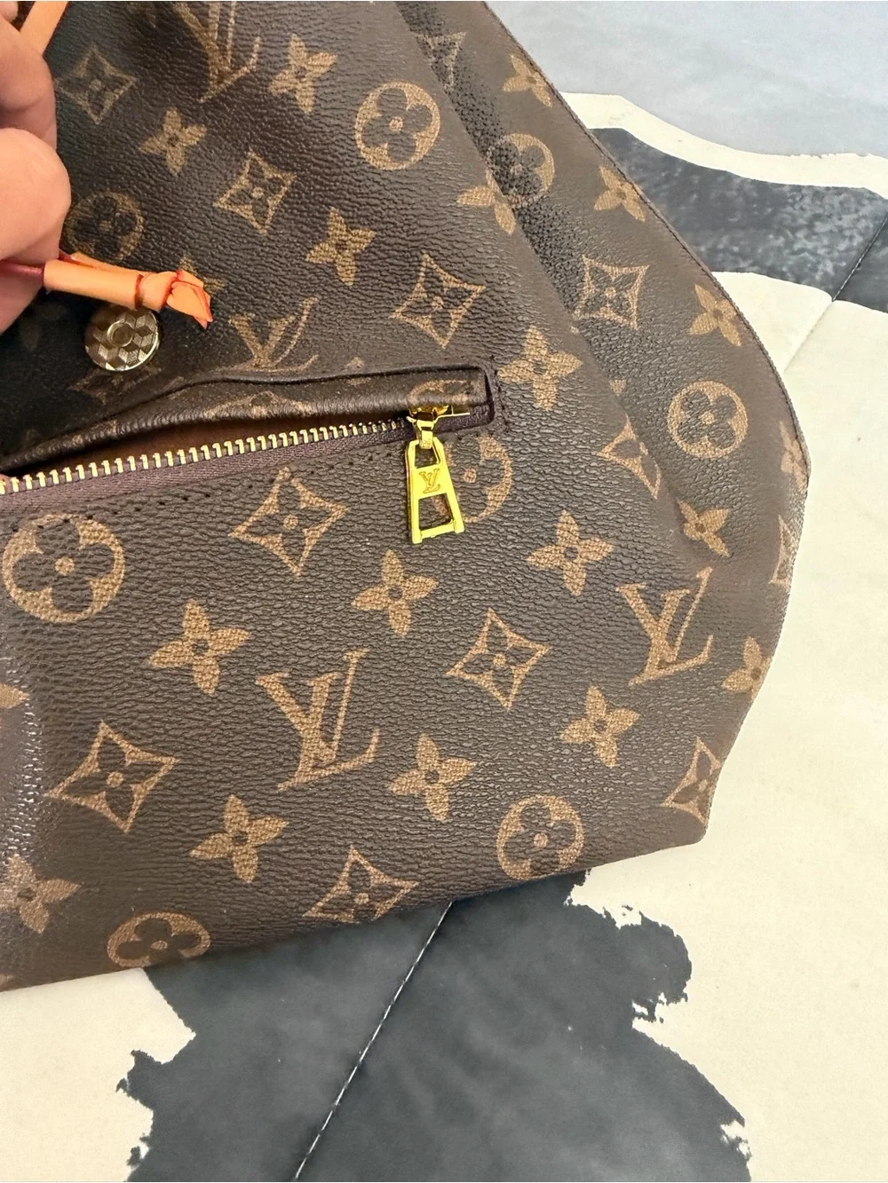 Louis Vuitton Monogram Backpack with Vachetta Trim